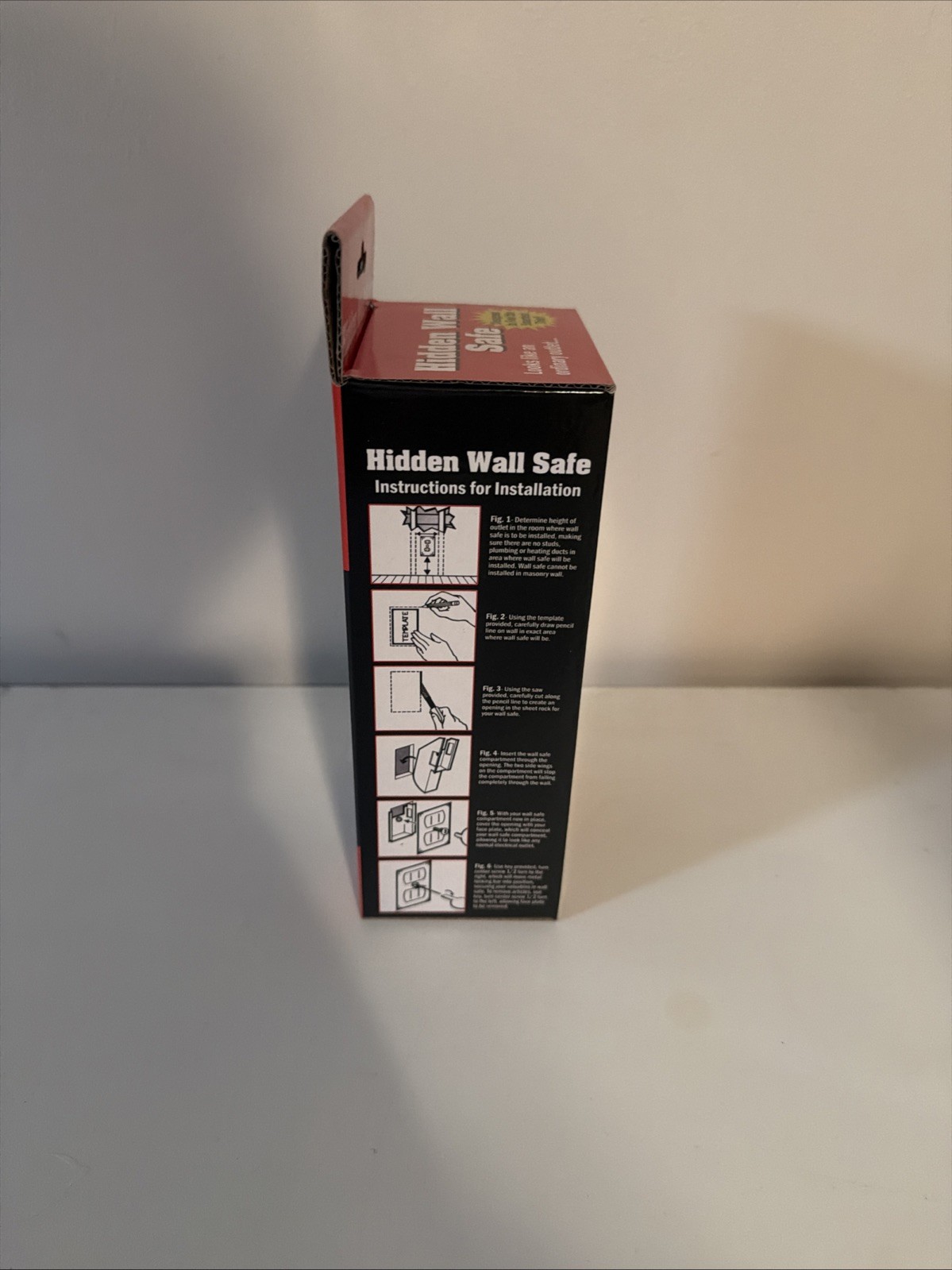 Hidden Wall Safe Security Electrical Outlet with Keys Secret Hide Valuables NEW