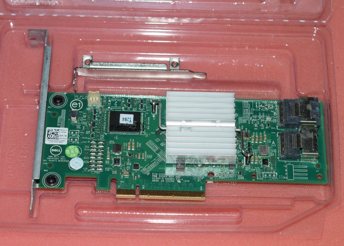 Dell PERC H310 Adapter 8 Port 6Gb/s SAS/SATA RAID Controller 0HV52W