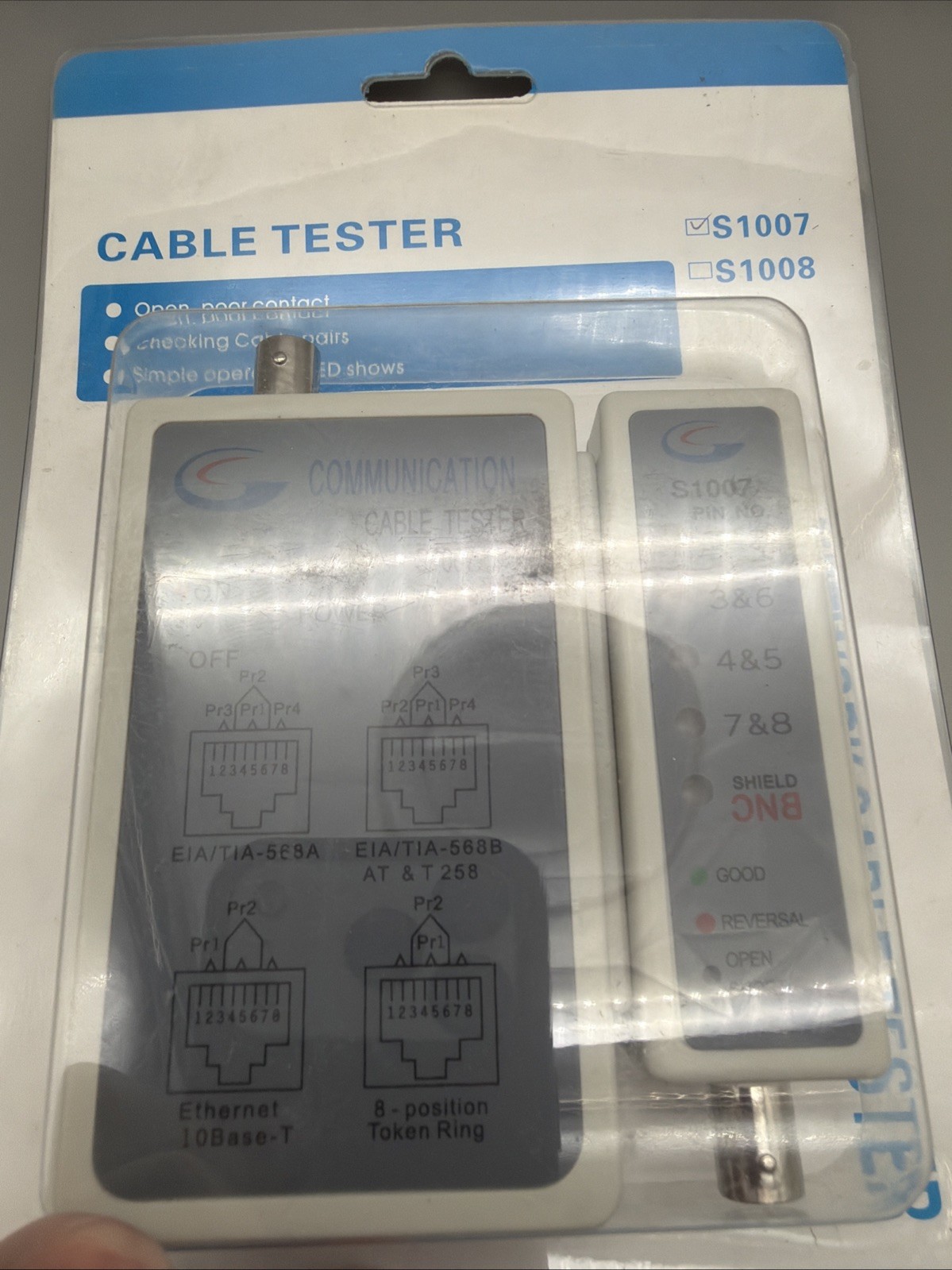 Network Cable Tester S 1007 New In Package
