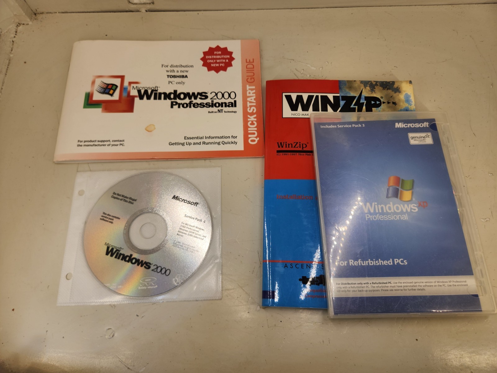 NEW Windows XP Professional SP3 RFB Full Version CD Disc