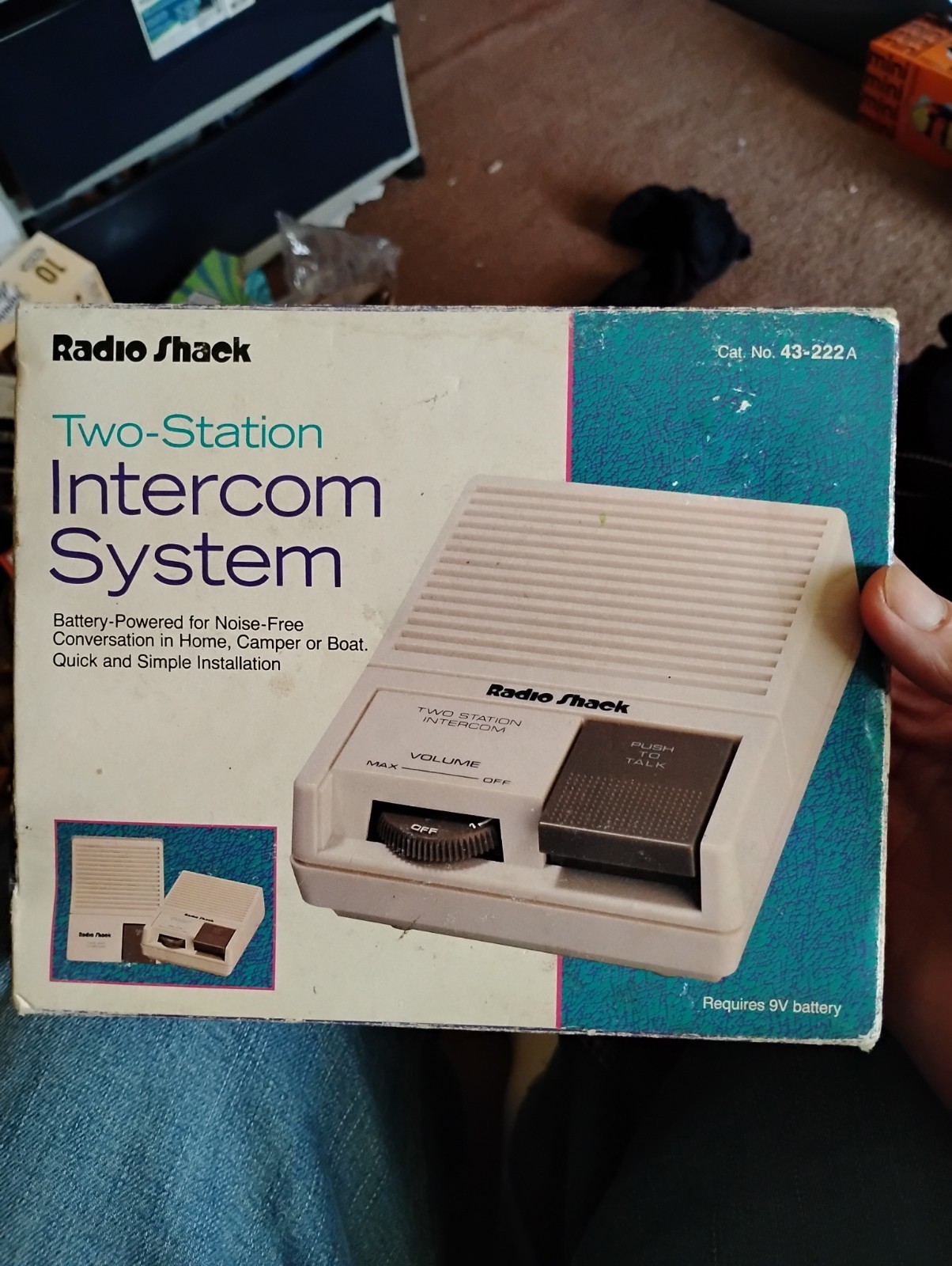 Vintage Radio Shack Archer Two Station Intercom System 43-222A