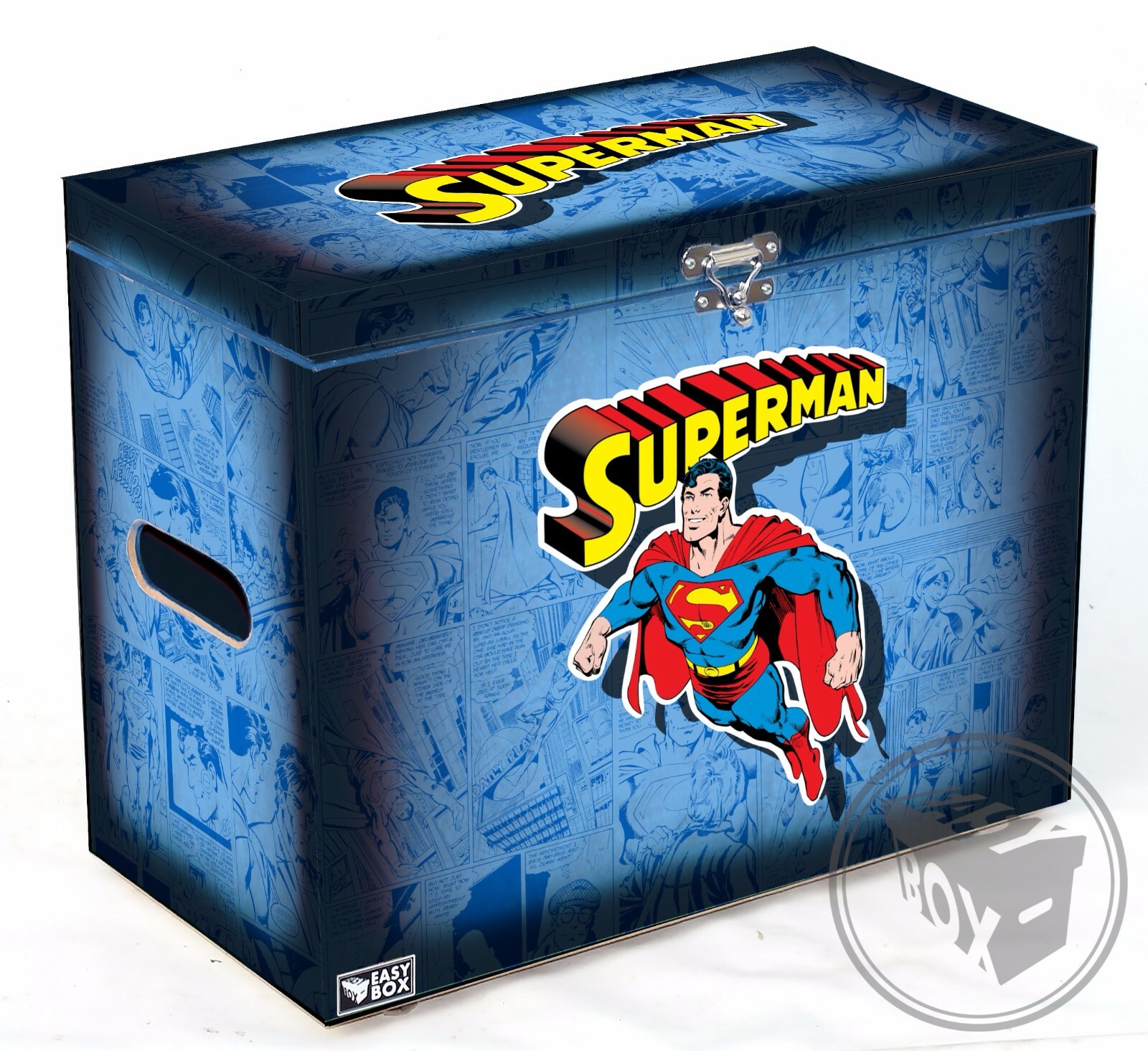 Superman - Large Comic Book Hard Box Chest MDF