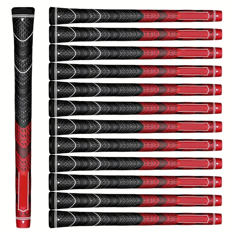 13PCS Golf Grips Golf Club Grips Anti-Slip Premium Rubber 60R Standard/Midsize