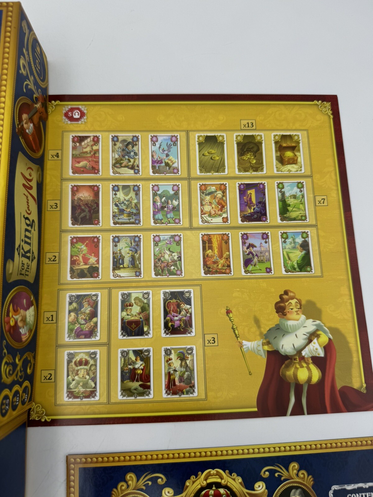 For the King (and Me) Card/Board Strategy Game Mint Condition Complete