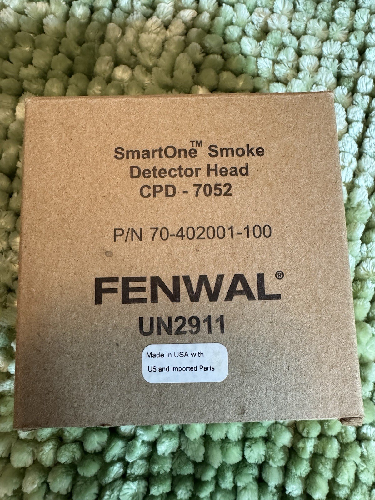 NEW FENWAL CPD-7052 ION DET.