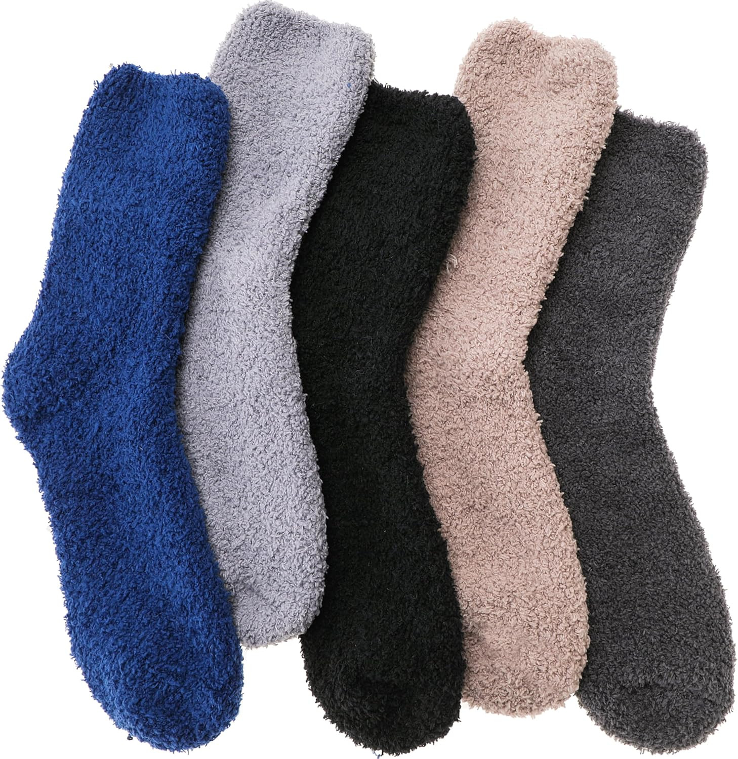 Womens Fuzzy Socks Slipper Fluffy Cozy Comfy Cabin Plush Warm Winter Sleep Home