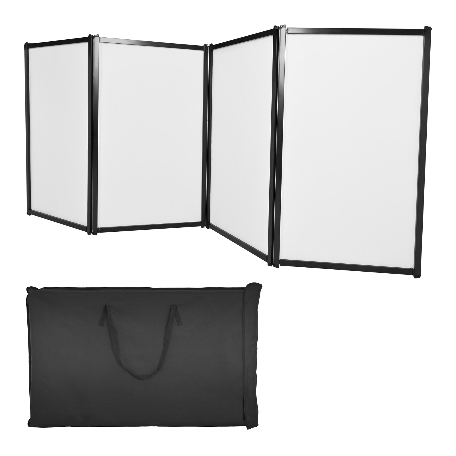 Portable DJ Curtain High-end Professional Performance Background Booth White