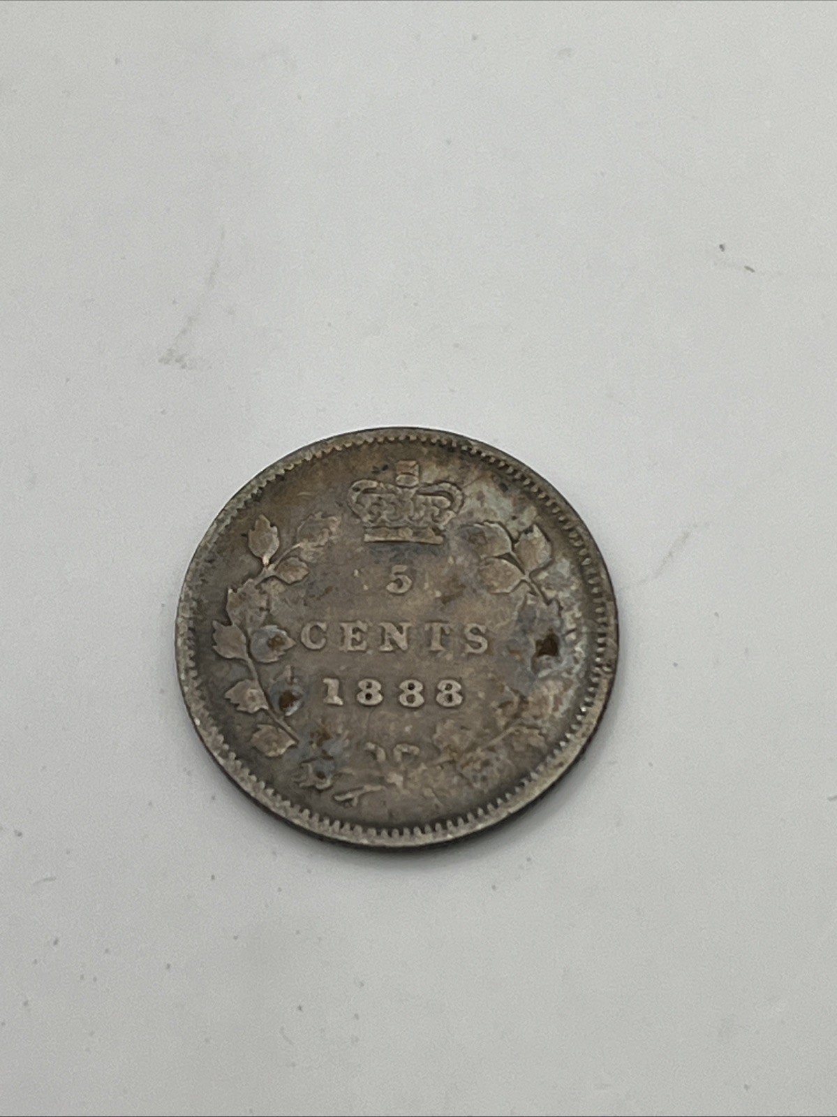 1888 Canada 5 Cents, Silver
