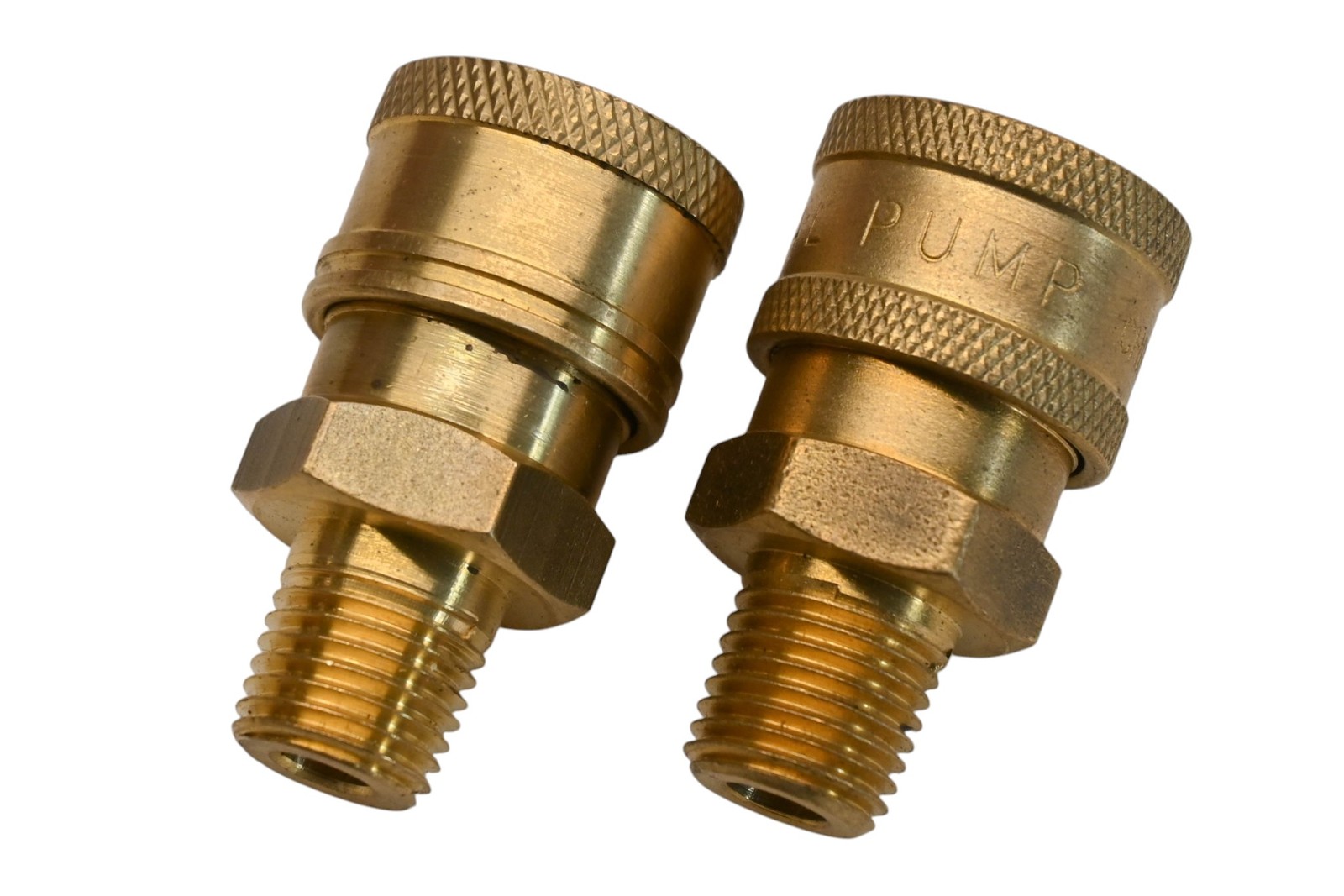 Rotary 48-9419, 8102.0303.00 1/4" x MPT Brass Sockets Qty 2 NOS