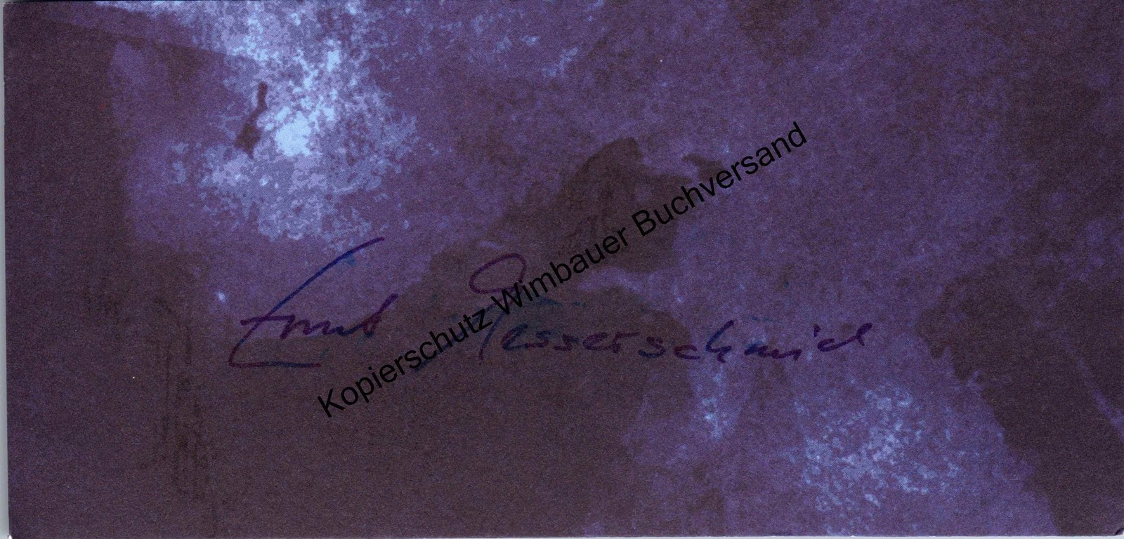 Original autograph Ernst Messerschmid astronaut // autograph autograph s 299616