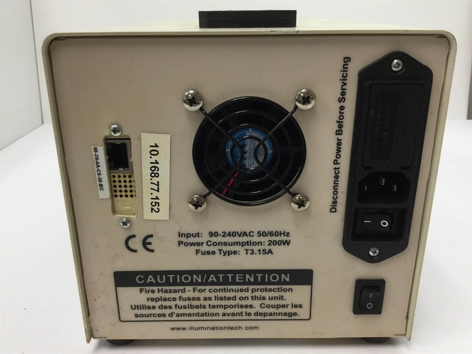 Illumination Technologies UBerLED 250 LED RED Light Source, Input: 90-240VAC