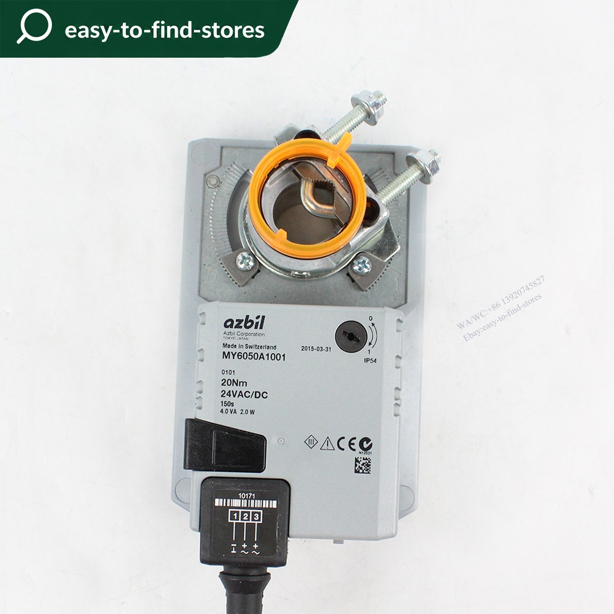 Azbil MY6050A1001 Direct Coupled Damper Actuator 2 Position Floating Control