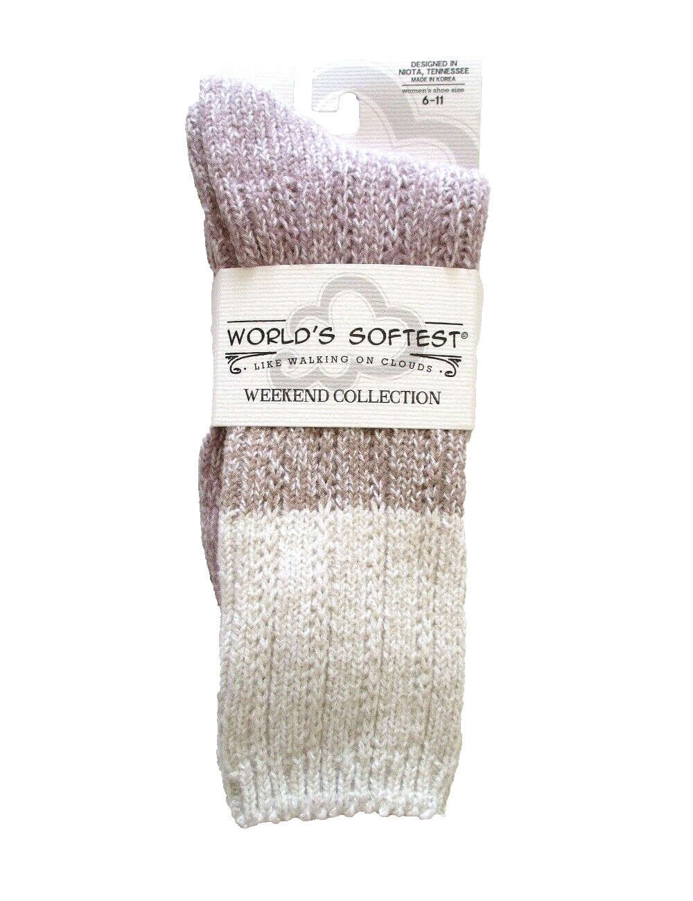 World's Softest Socks - Weekend Collection - Pointelle - Nirvana Multi - NEW