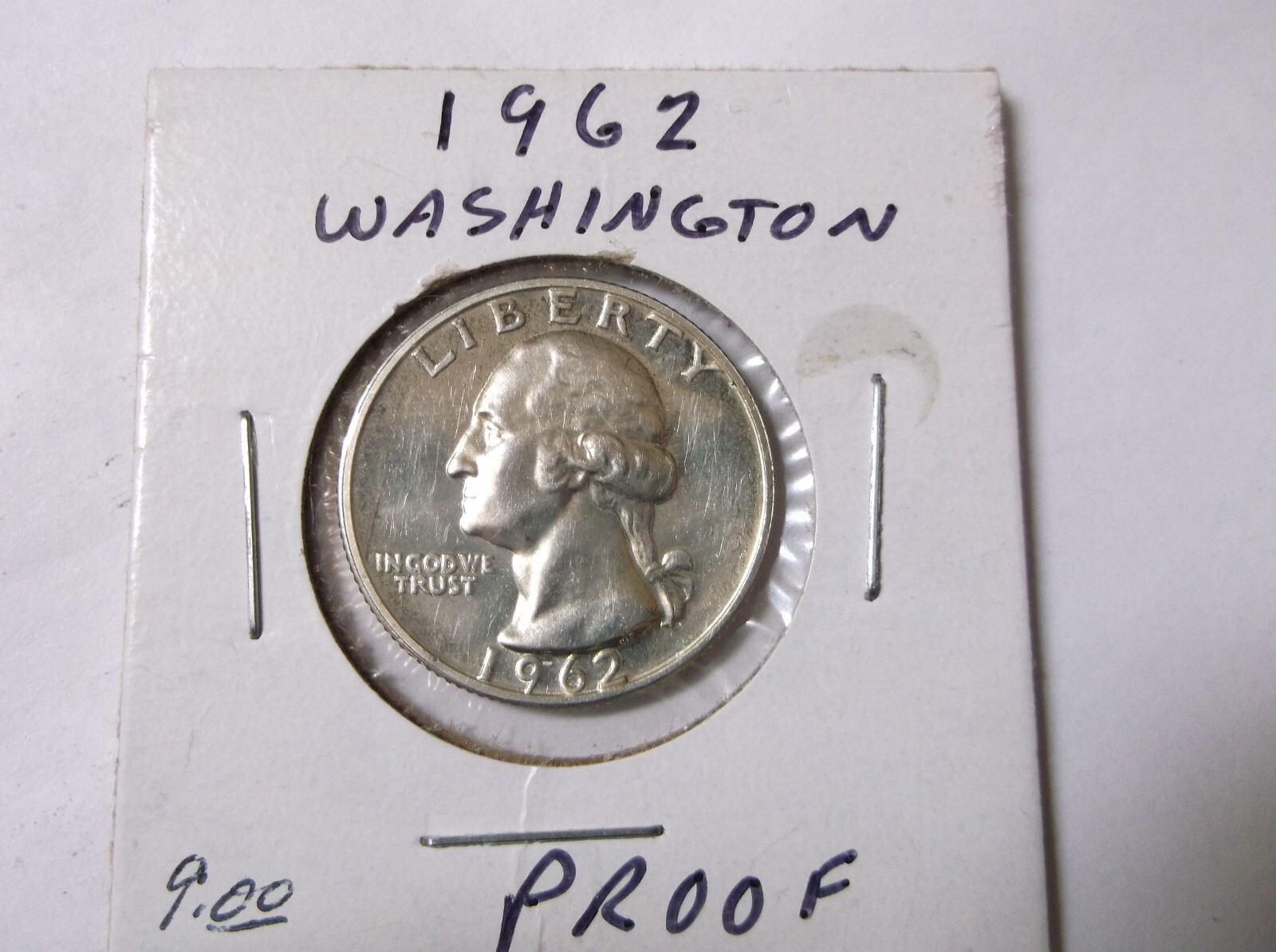 1962 Washington Quarter Proof