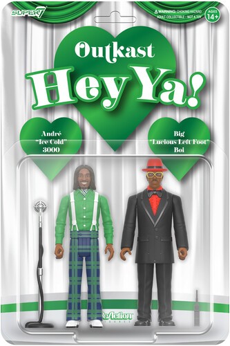 OutKast - Super7 - OutKast - ReAction Figures Wv4 - Hey Ya! 2-Pack [New Toy] Act