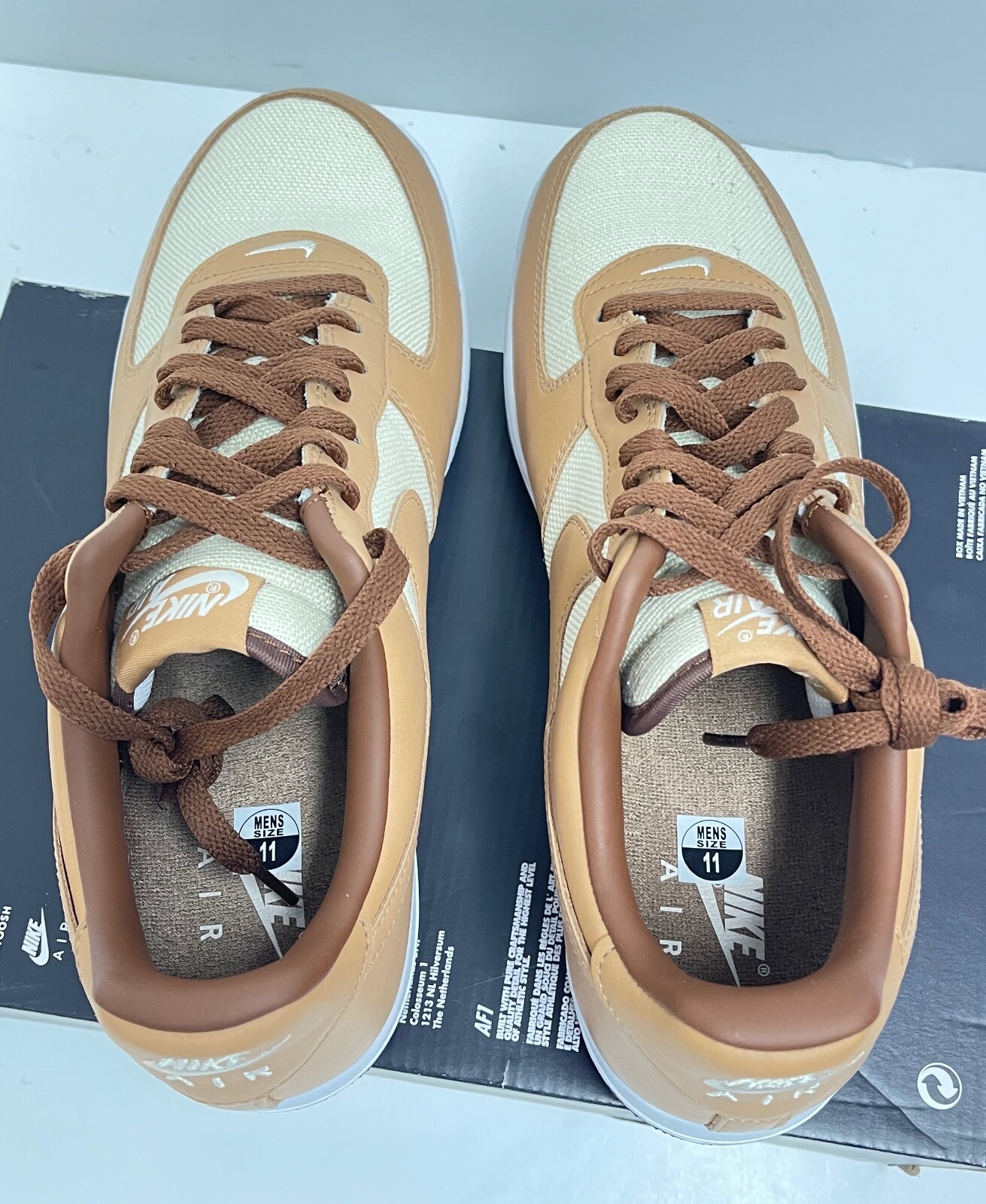 Nike Air Force 1 Low Acorn (2021) DJ6395 100 SIZE MEN 11 WOMEN 12.5