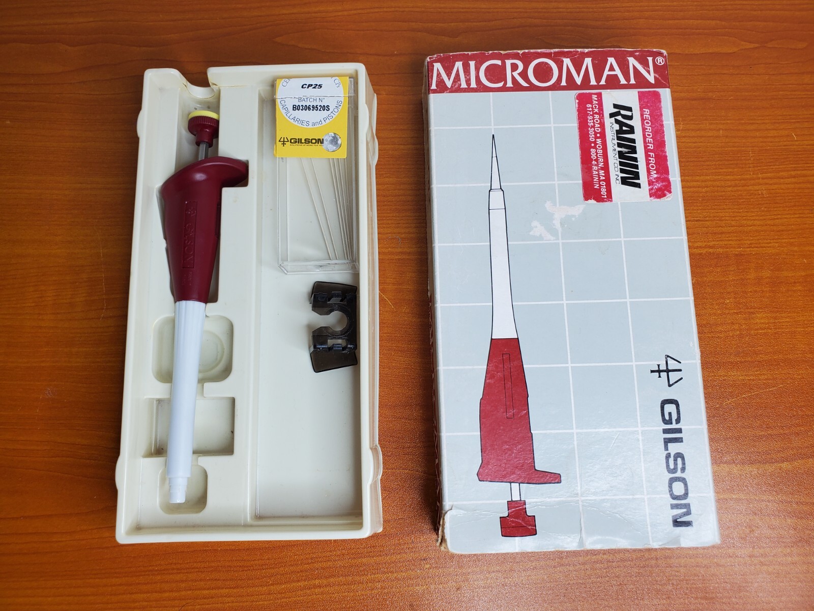 Gilson Microman M25 Pipette w/ Box