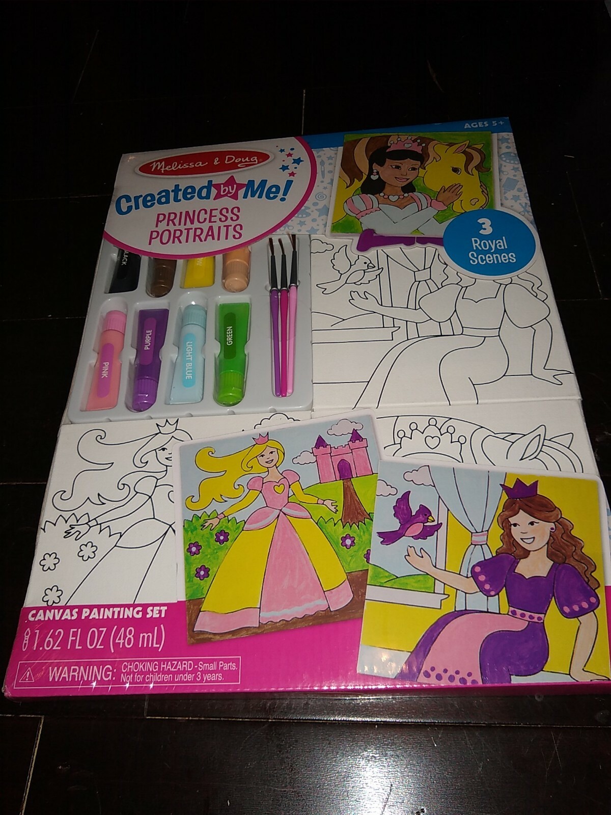 Melissa & Doug Princess Canvas Painting Set