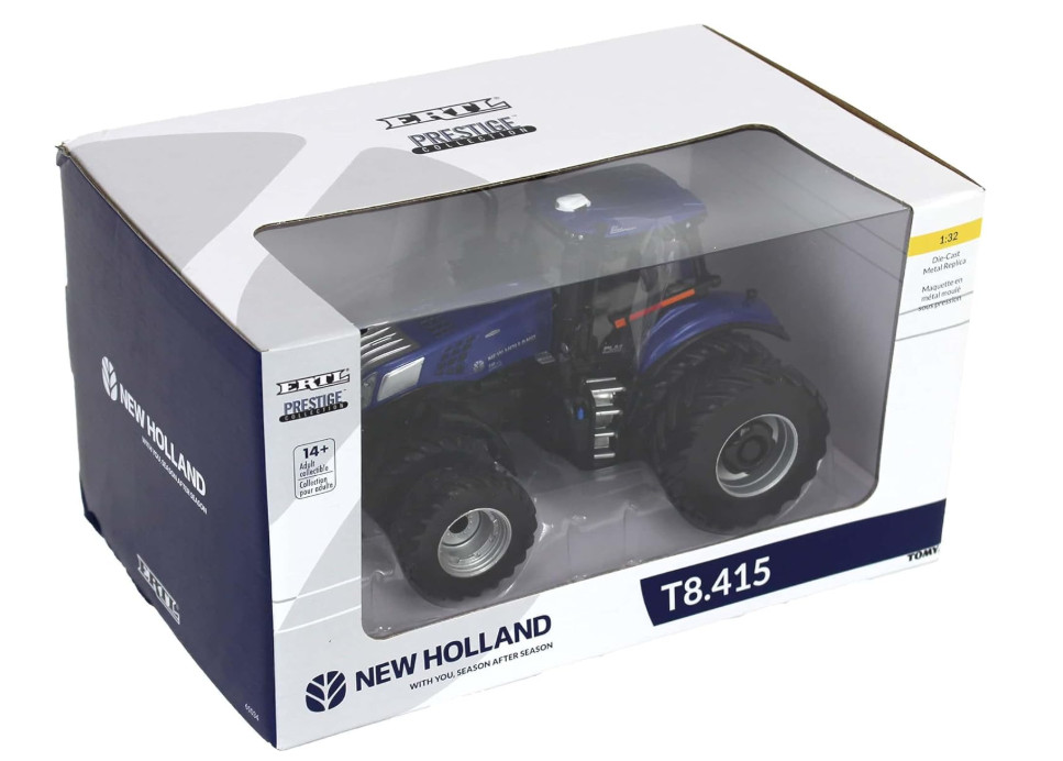ERTL 1/32 New Holland T8.415 Blue Power Tractor Prestige Collection 61034