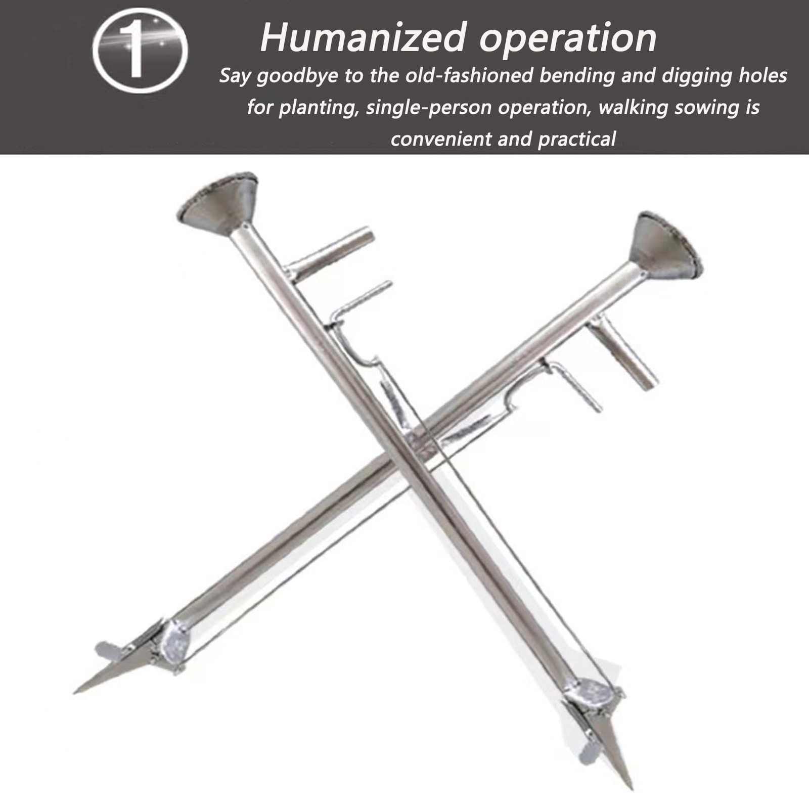 Seed Sower Gardening Tools Fertilizer Applicator Manual Seeder Vegetable Seed...