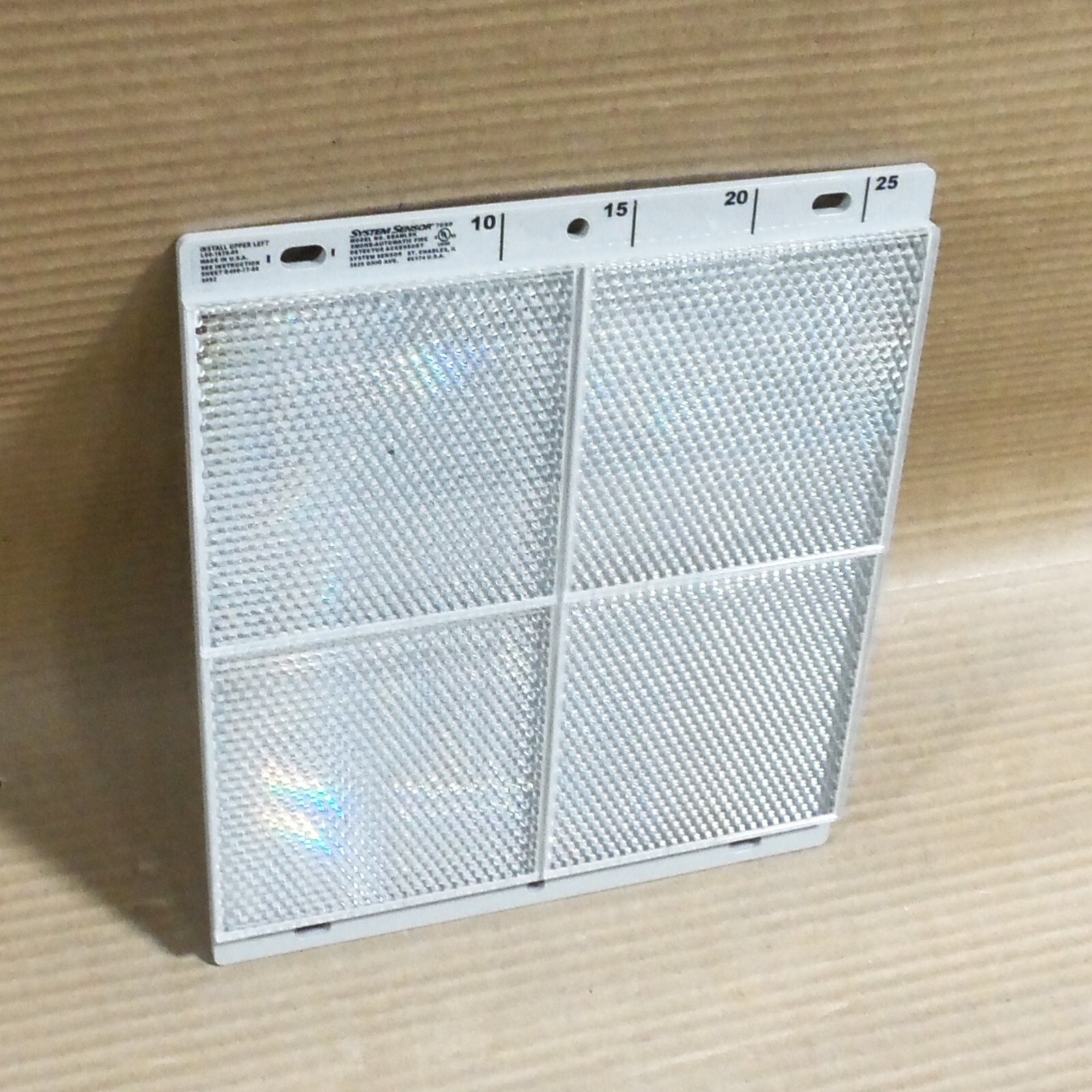 NEW SYSTEM SENSOR BEAMLRK REFLECTIVE PANEL FOR BEAM SMOKE DETECTOR FIRE ALARM