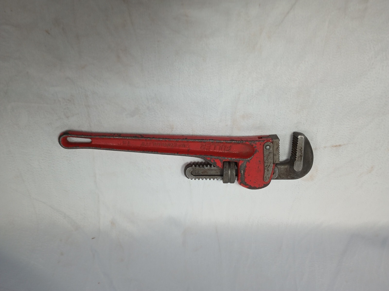 Vintage Fuller 14" Pipe Wrench USA FREE SHIPPING Ready For Work Os52