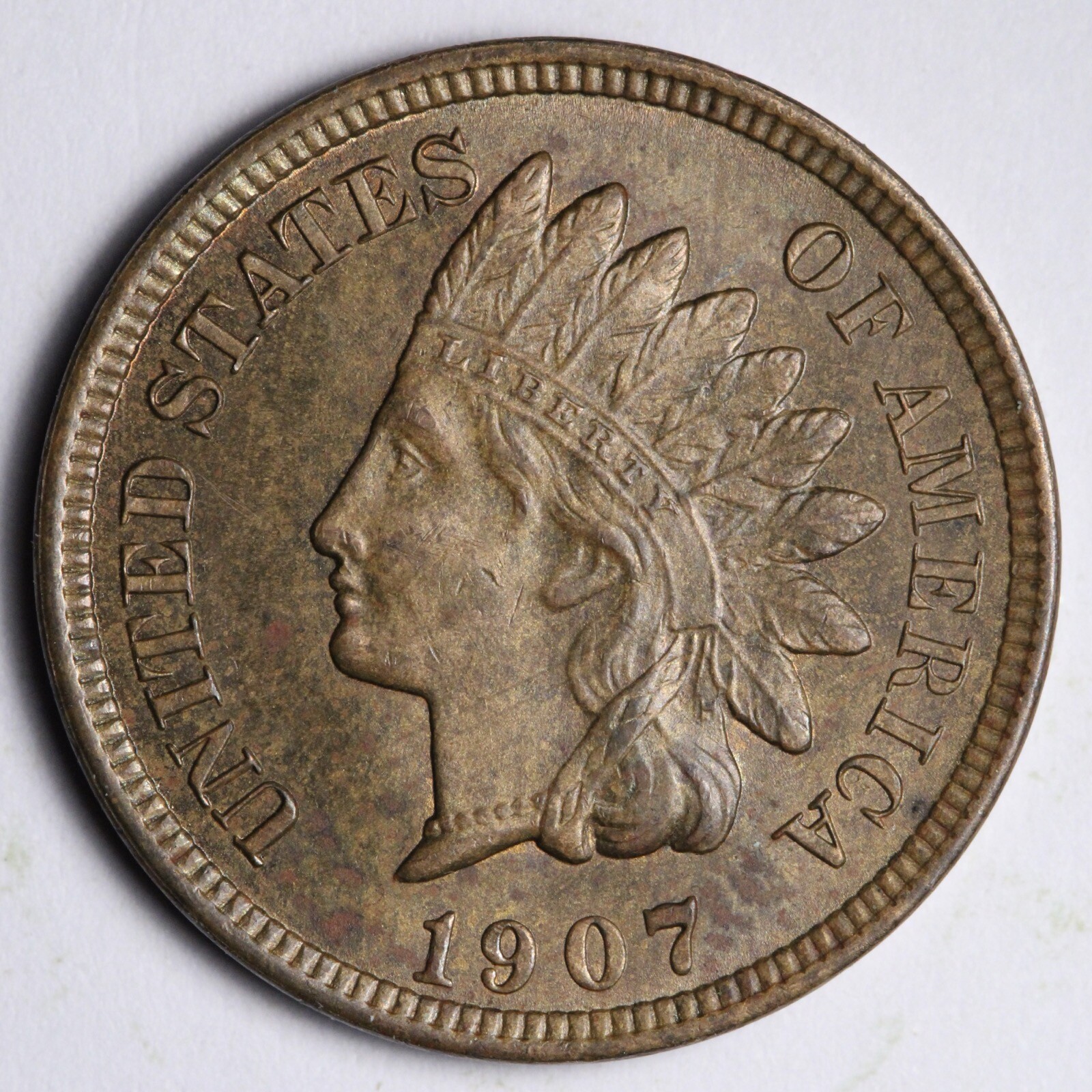 1907 Indian Head Cent Penny BU *UNCIRCULATED* MS E224 KNT
