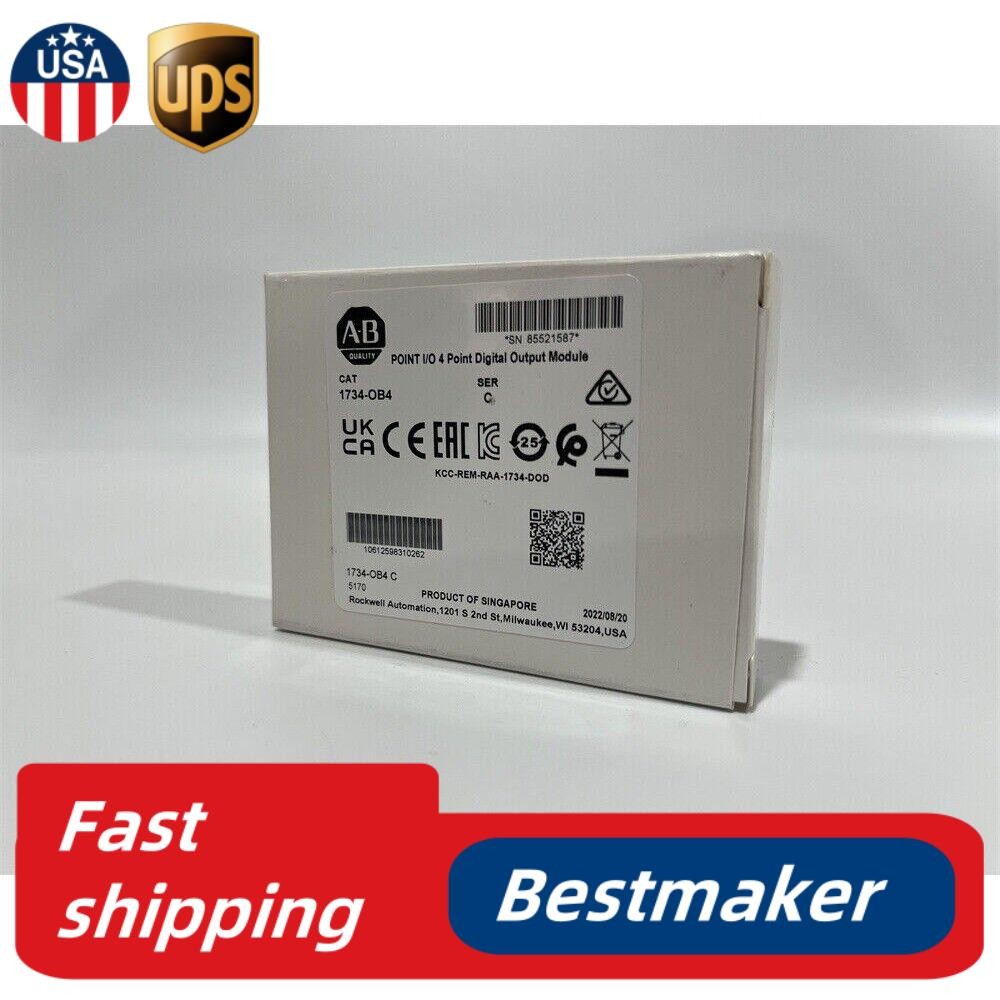 - Allen-Bradley 1734-OB4 POINT I/O 4Point Digital Output Module US Free Tax