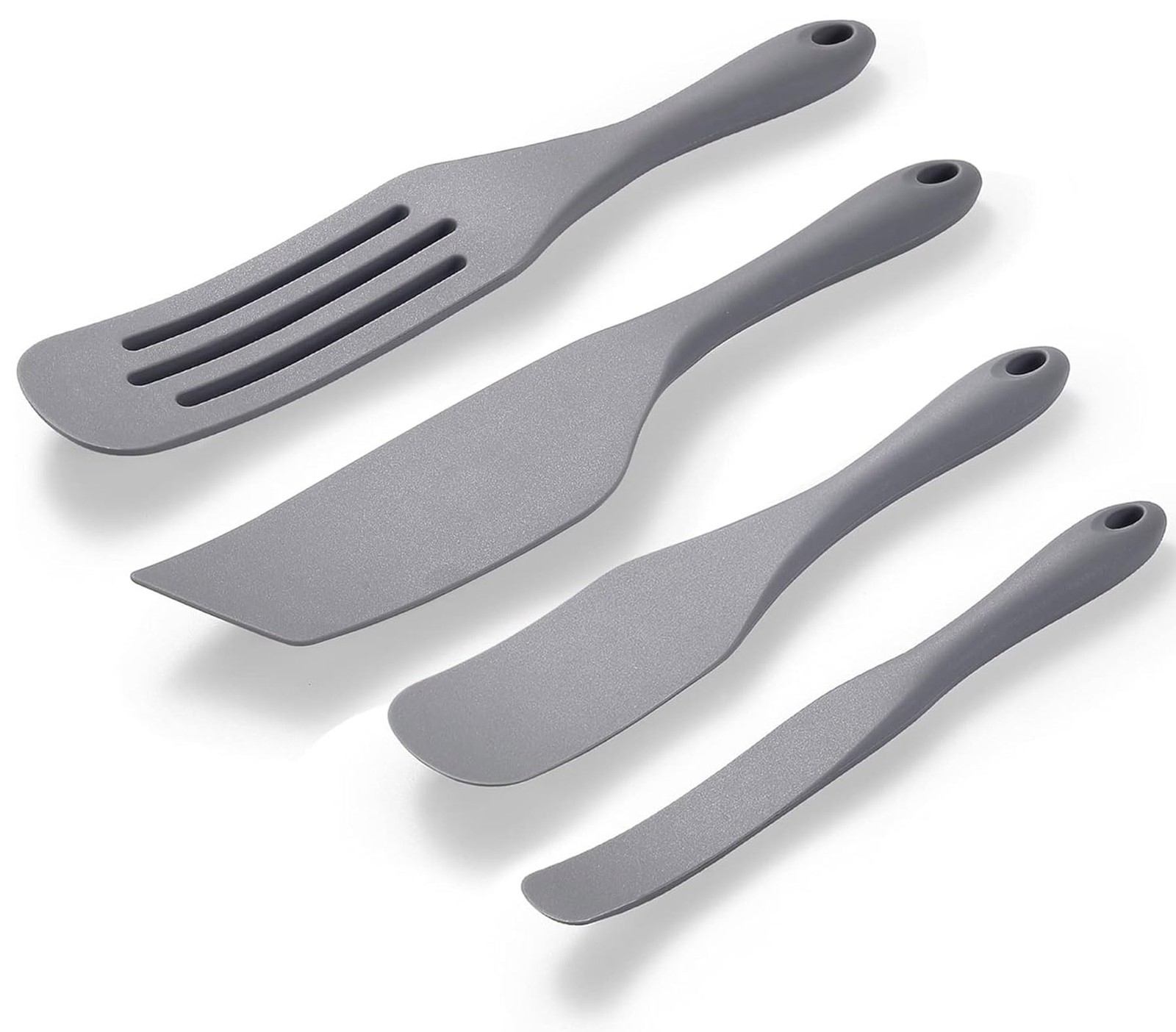 Silicone Spurtle Set, Silicone Spatula Set, Heat Resistant Cooking Utensil fo...