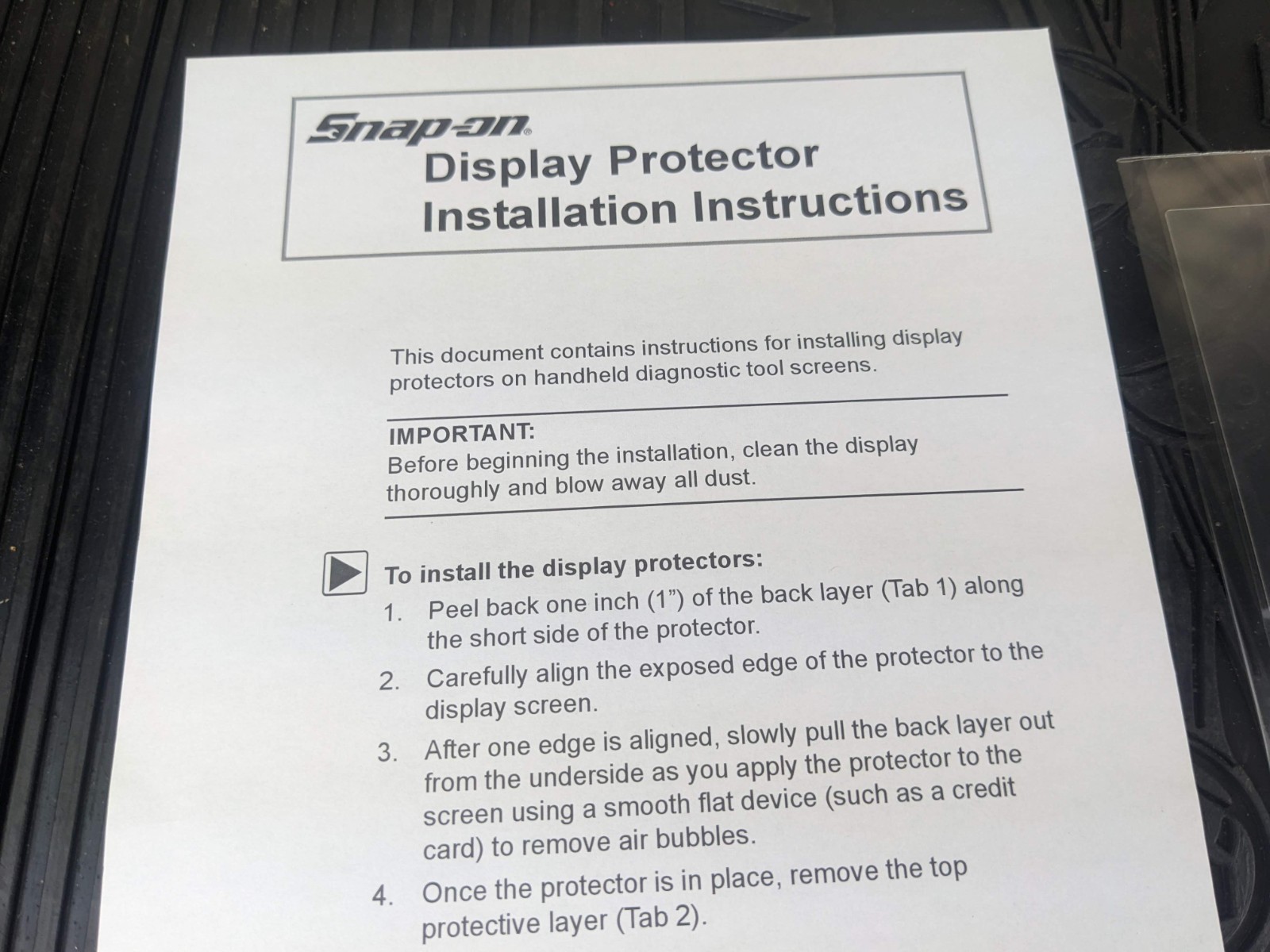 #bb098 NEW Snap On Screen Protector for Modis Ultra
