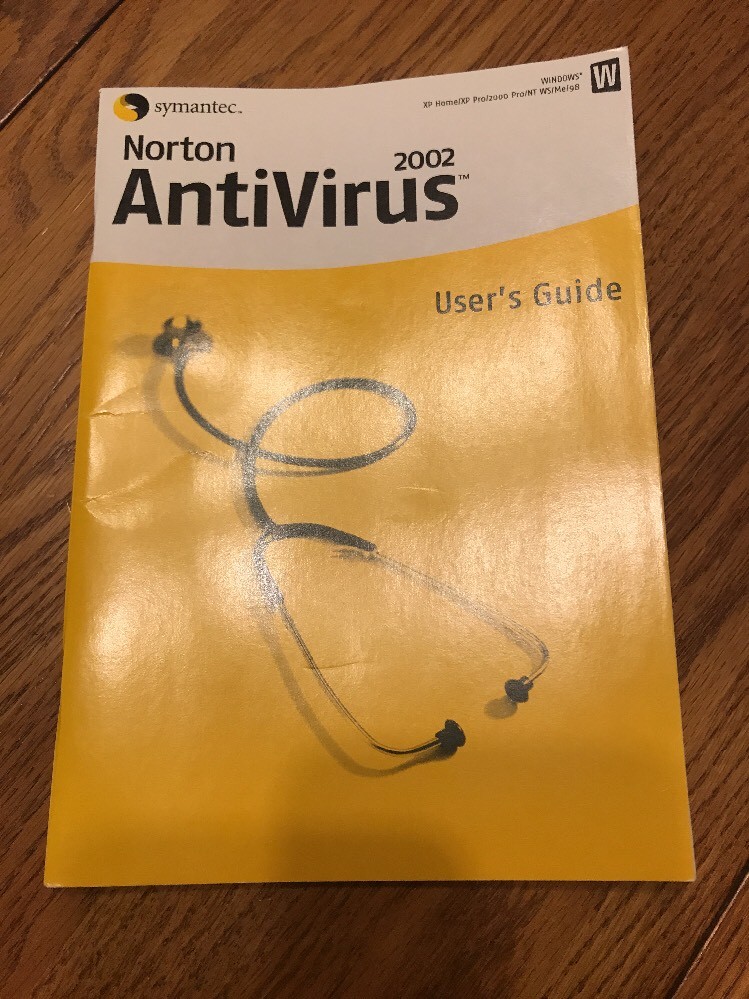 NORTON ANTIVIRUS 2002 User’s Guide Instructions Only Ships N 24h