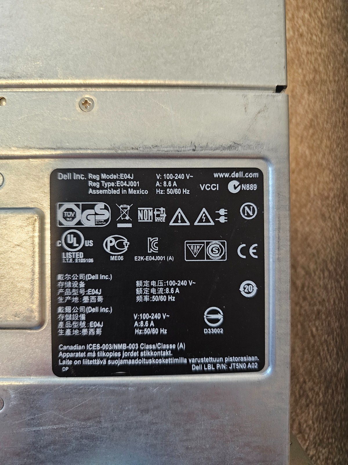 Dell MD 1220 diskshelf SAN