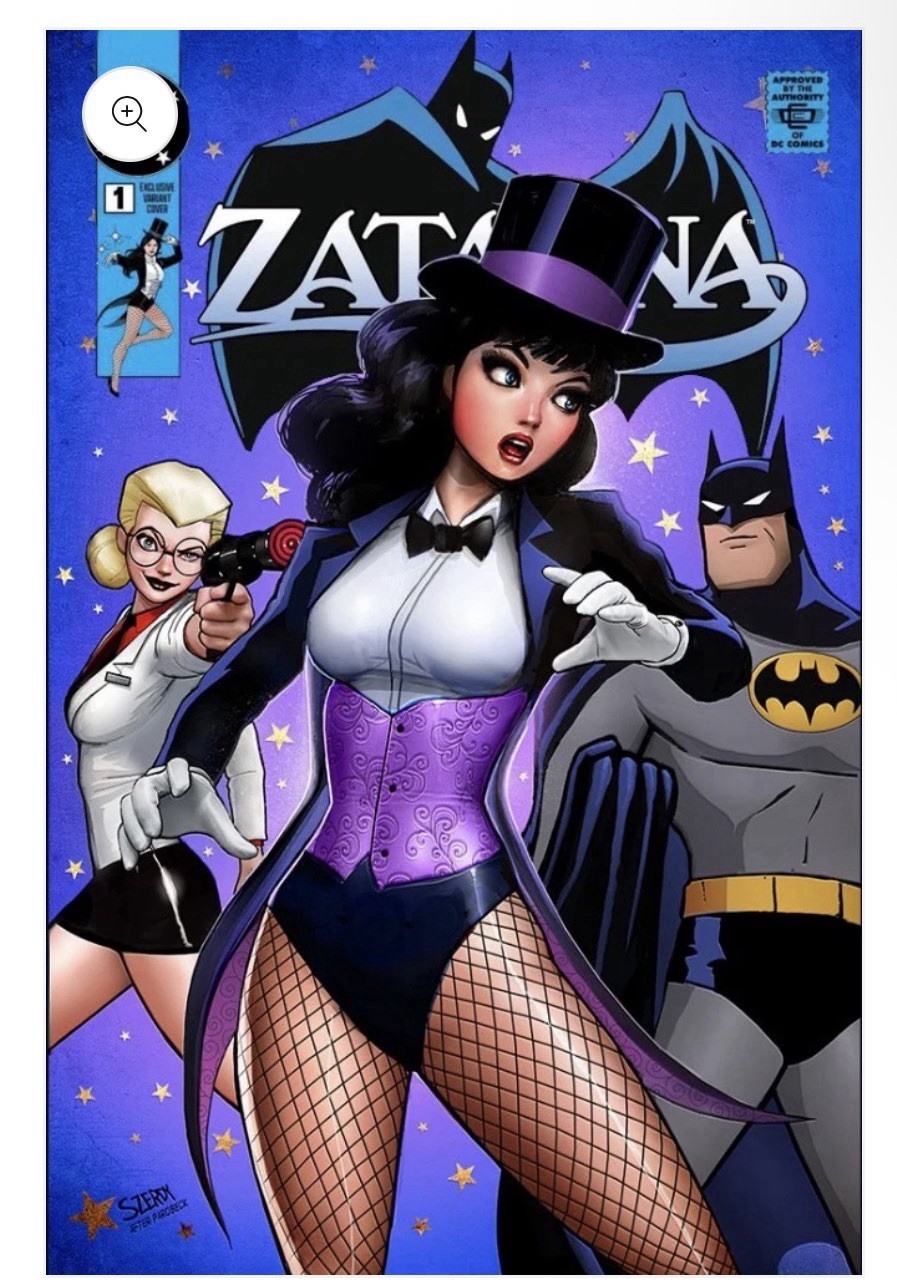 DC ZATANNA #1 NATHAN SZERDY FOIL Calgary Expo Convention Variant D LTD 1000 🔥