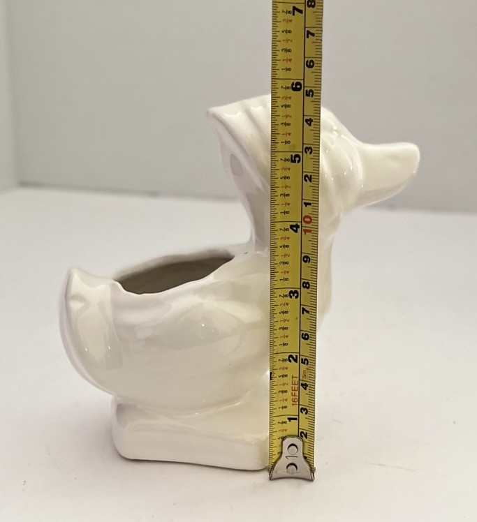 Vintage White Duck Planter EUC SALE!