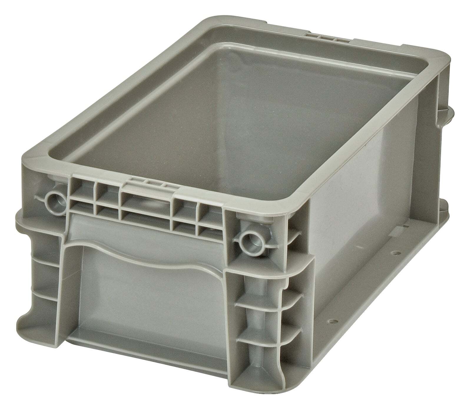 Hudson Exchange 12 x 7 x 5" Straight Wall Handled Storage Container Tote