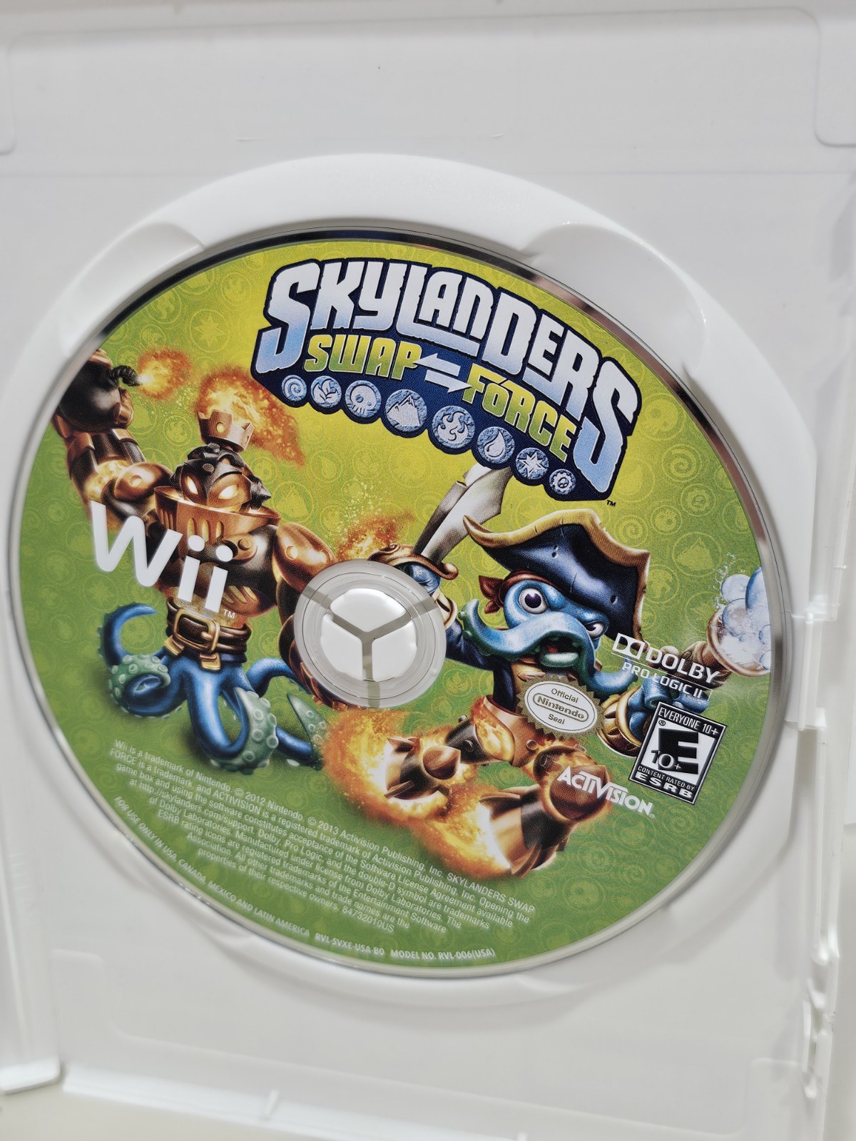 Wii Skylanders Swap-Force Tested Working Good