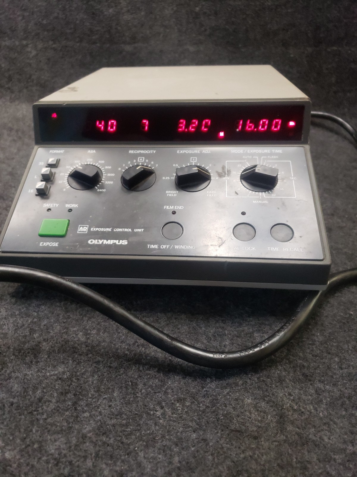 OLYMPUS MICROSCOPE CAMERA EXPOSURE CONTROL UNIT PM-CBAD.................. (OSSD)