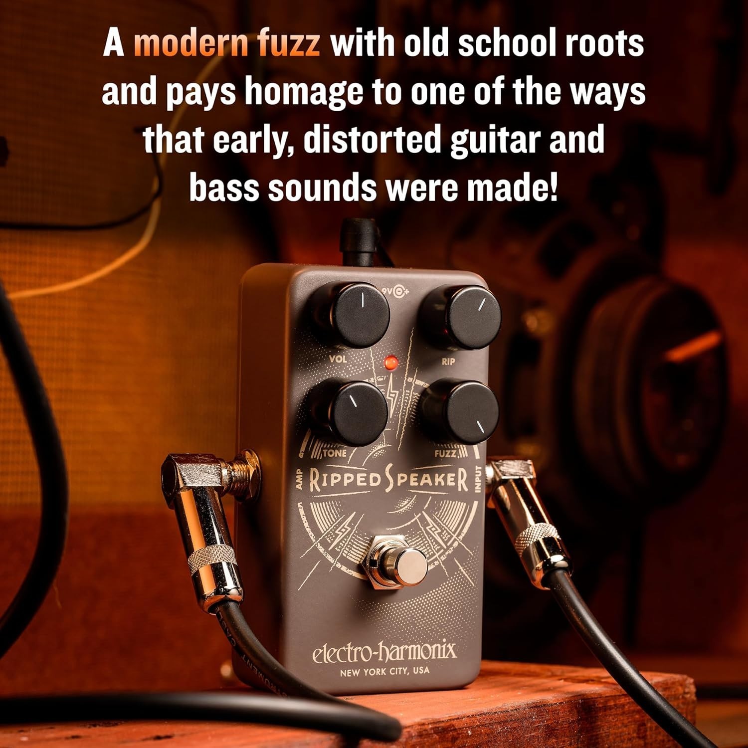 ELECTRO-HARMONIX Ripped Speaker Fuzz Guitar Effector New