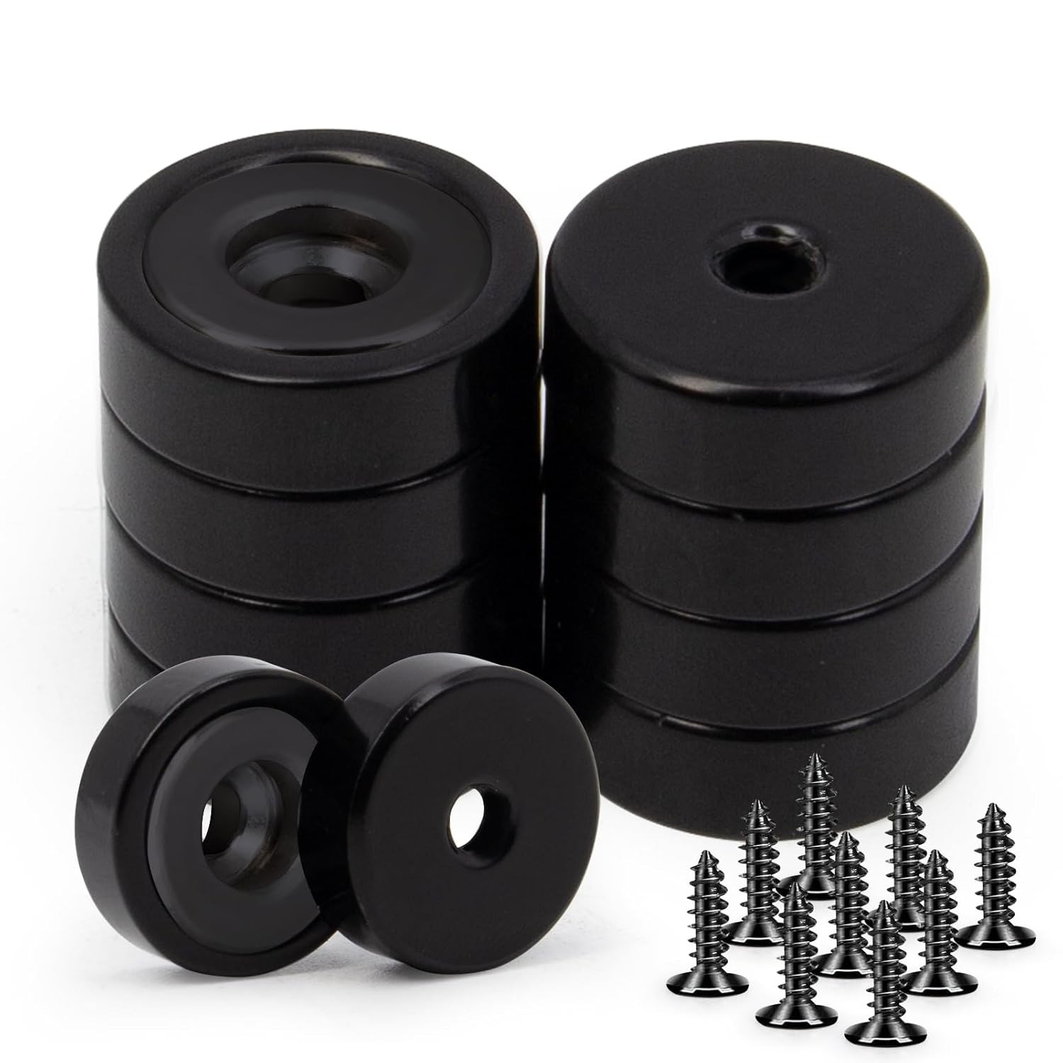 Strong Magnets Heavy Duty Neodymium Wall Mount Magnetic Base, Epoxy Coating Supe