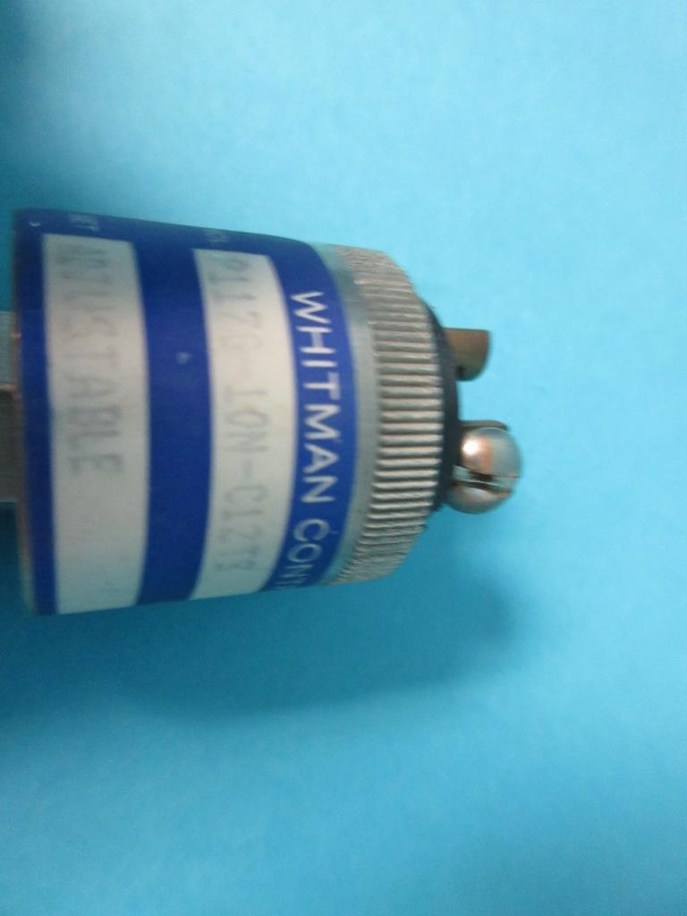 WHITMAN CONTROLS CORP P117G-10N-C12TS ADJUSTABLE 100 MAX PSI PRESSURE SWITCH