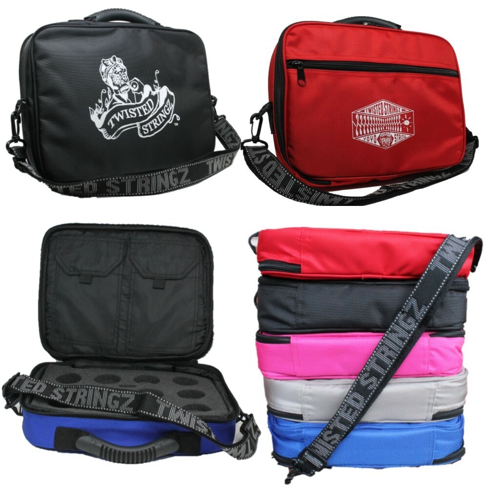 Twisted Stringz Deluxe Yo-Yo Bag - YoYo Carry Case - Holds 12 Yo-Yos-