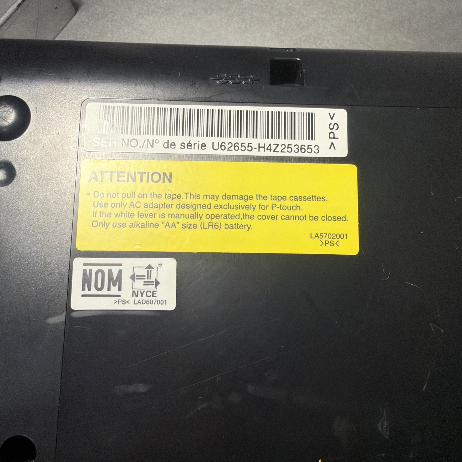 Brother P-Touch PT-2730 Label Thermal Printer - Working