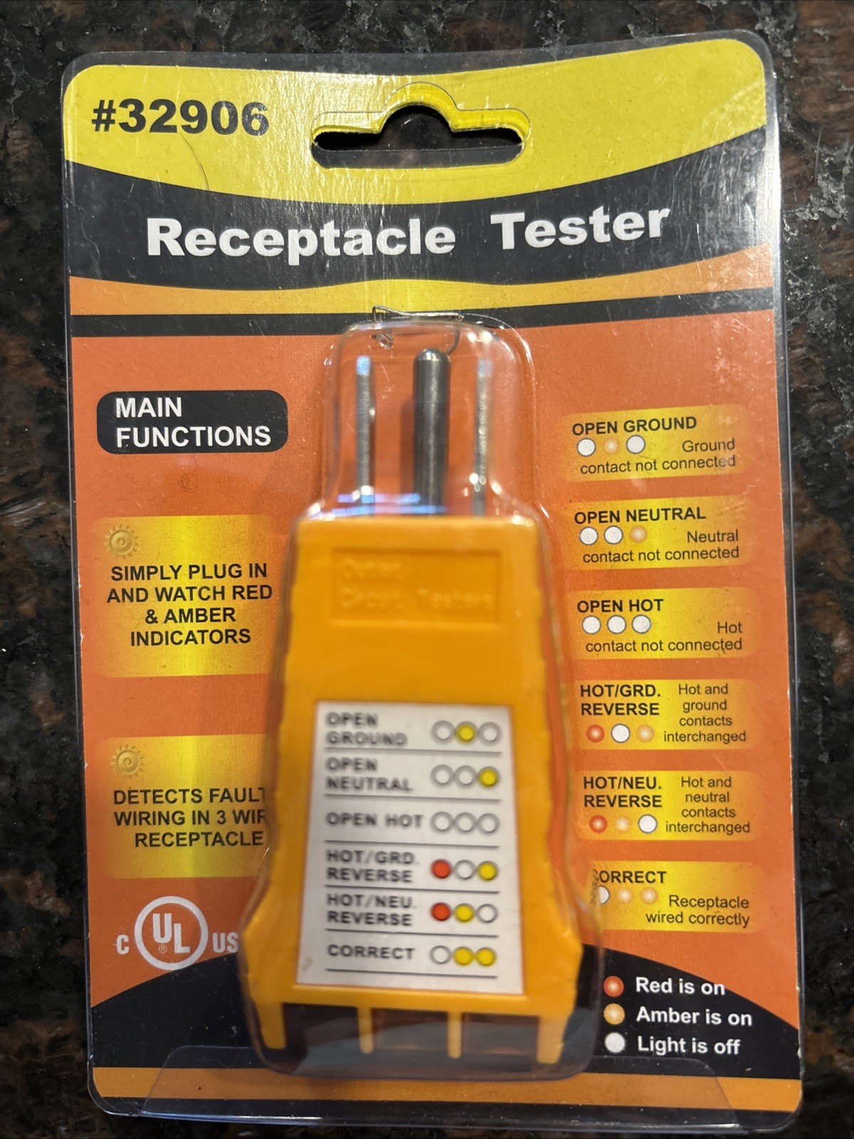 Receptacle Tester #32906