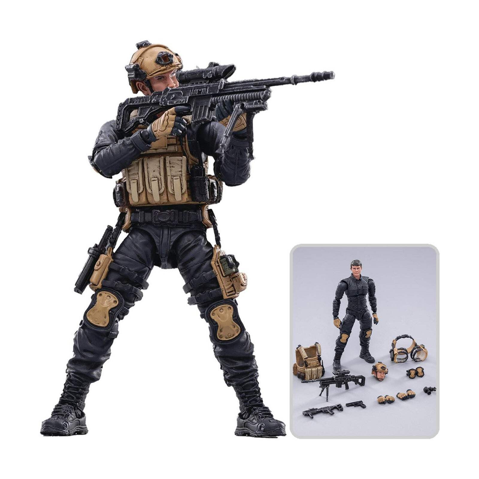 Joy Toy 1st Peoples Armed Police Sniper Action Figure NEW IN STOCK
