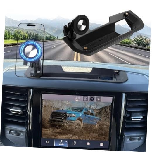 Dashboard Phone Mount for Dodge Ram 1500 2500 3500 2019-2026 with 5" or 8.4"