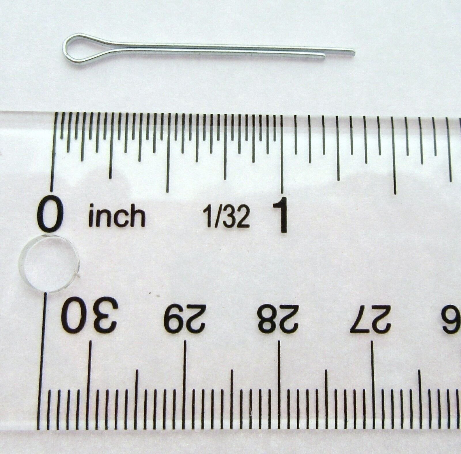 Cotter Split Pin ~ 1/16 inch x 1 inch ~ Extra Long ~ Zinc Plated ~ 4 Pack