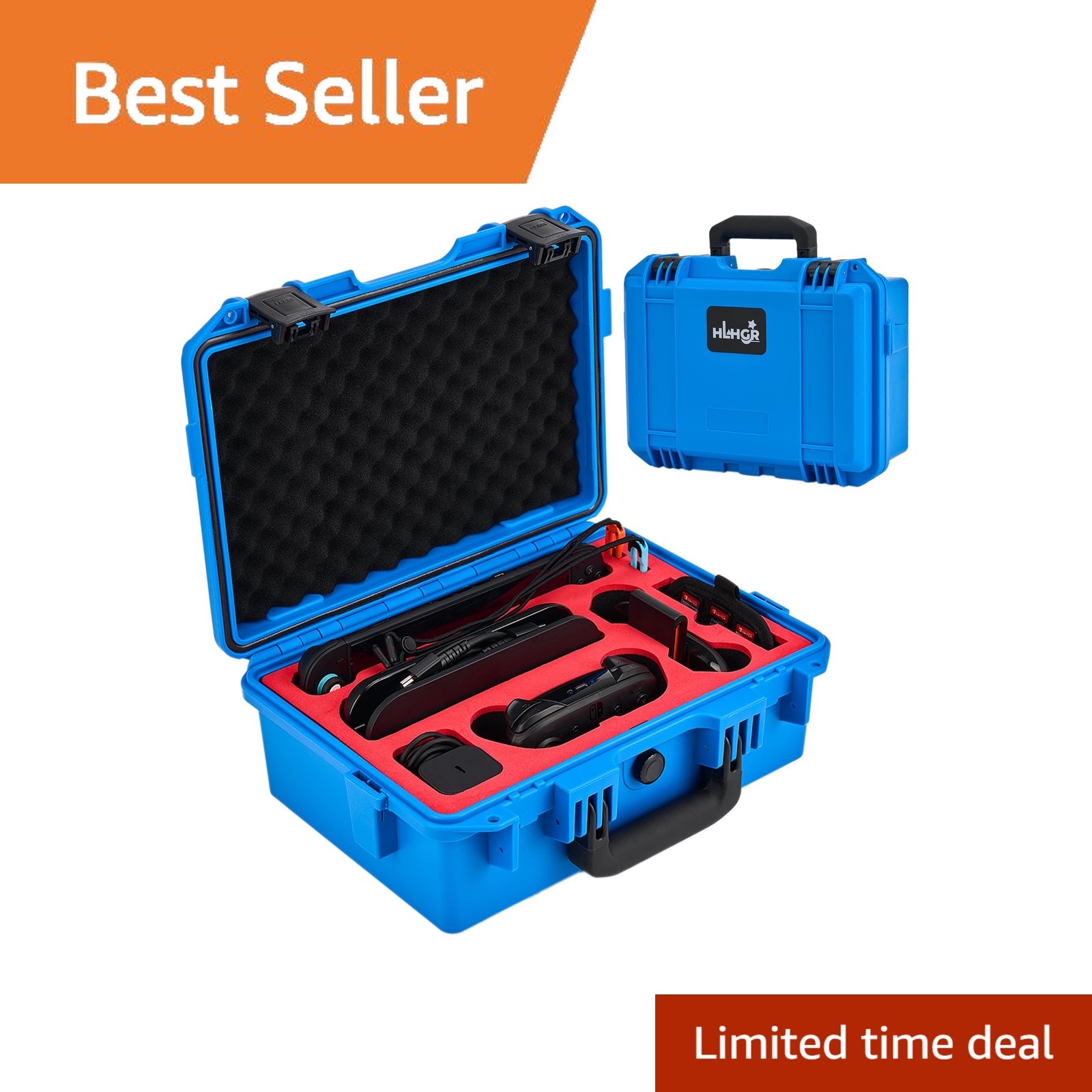 HLHGR Nintendo Switch 2 Blue Carrying Case
