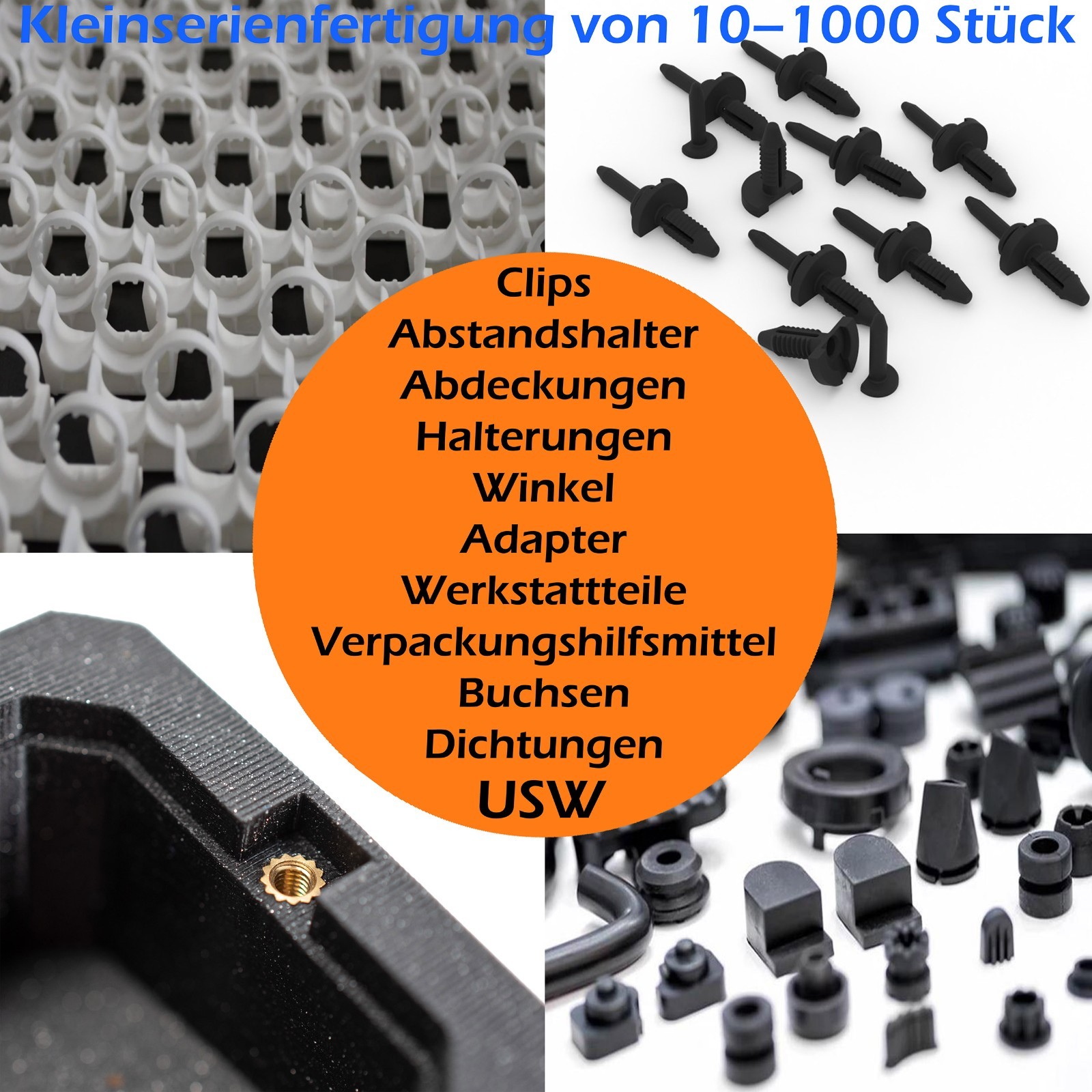 Small series production of plastic parts, parts production, car parts, special parts