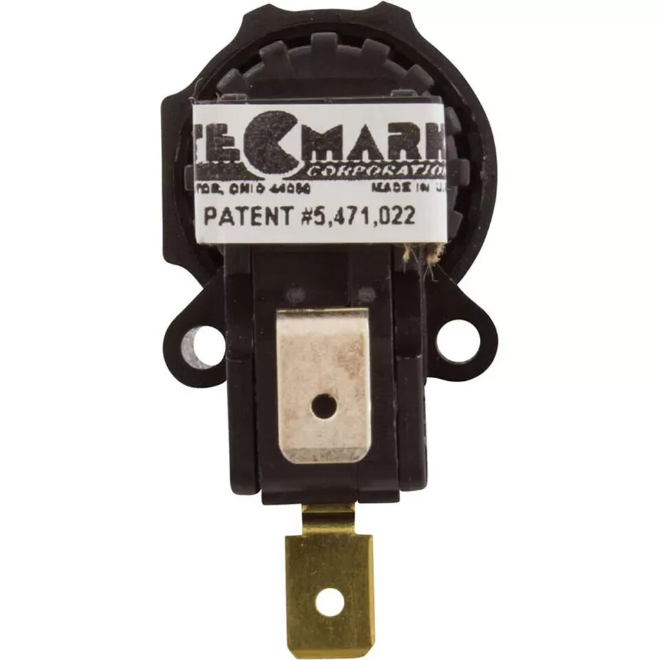 Tecmark Corporation Spa Air Switch TBS305A, SPNO, 10A, Threaded, Latching