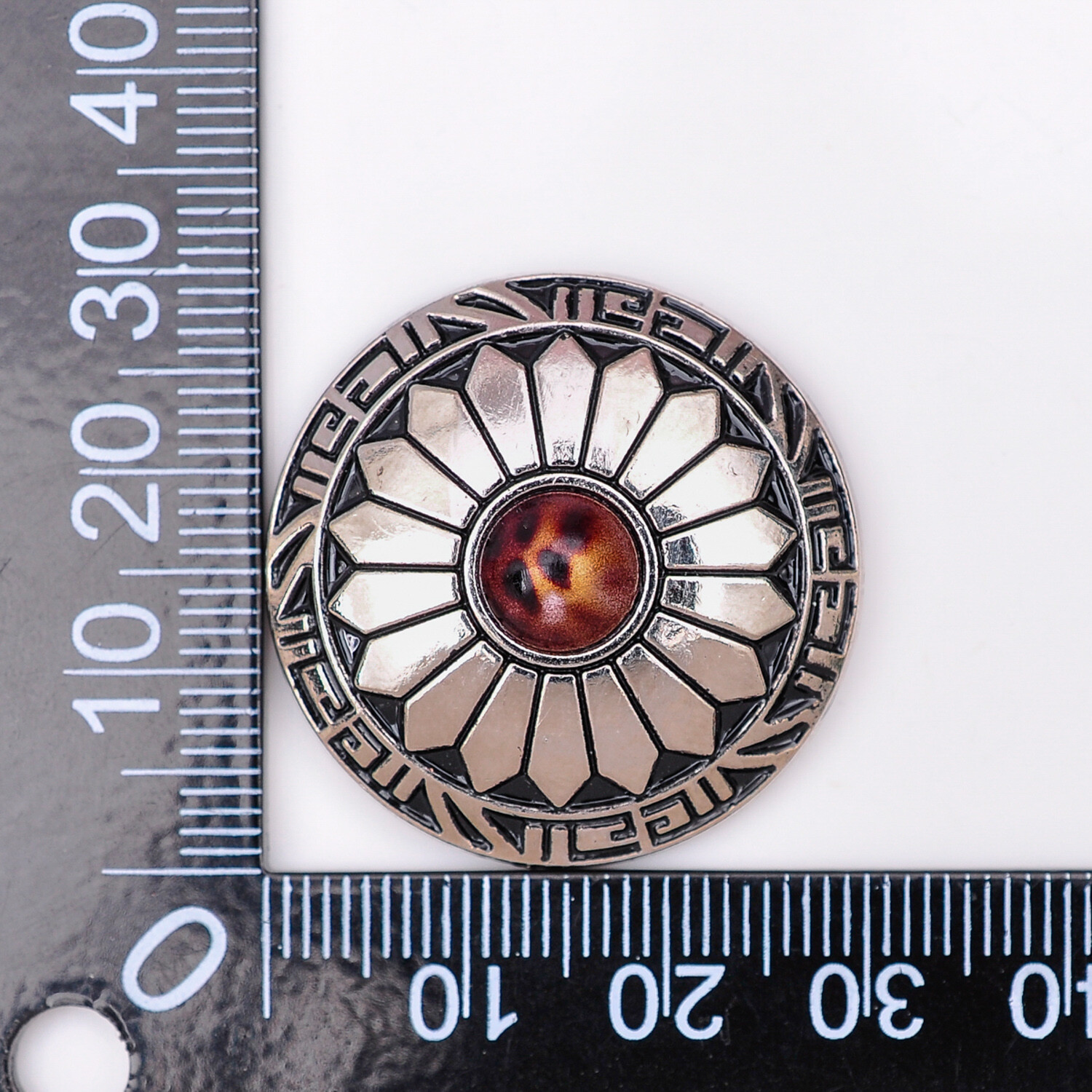 10pc DIY Western leopard Bead Floral Saddles Conchos For Belt Wallet Craft Decor